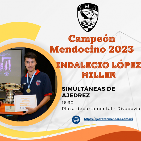 Campeón Mendocino 2023 Indalecio López Miller
